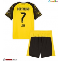 Otroške Nogometnih dresov Borussia Dortmund Jobe Bellingham #7 Domači 2025-26 Kratki rokavi (+ hlače)